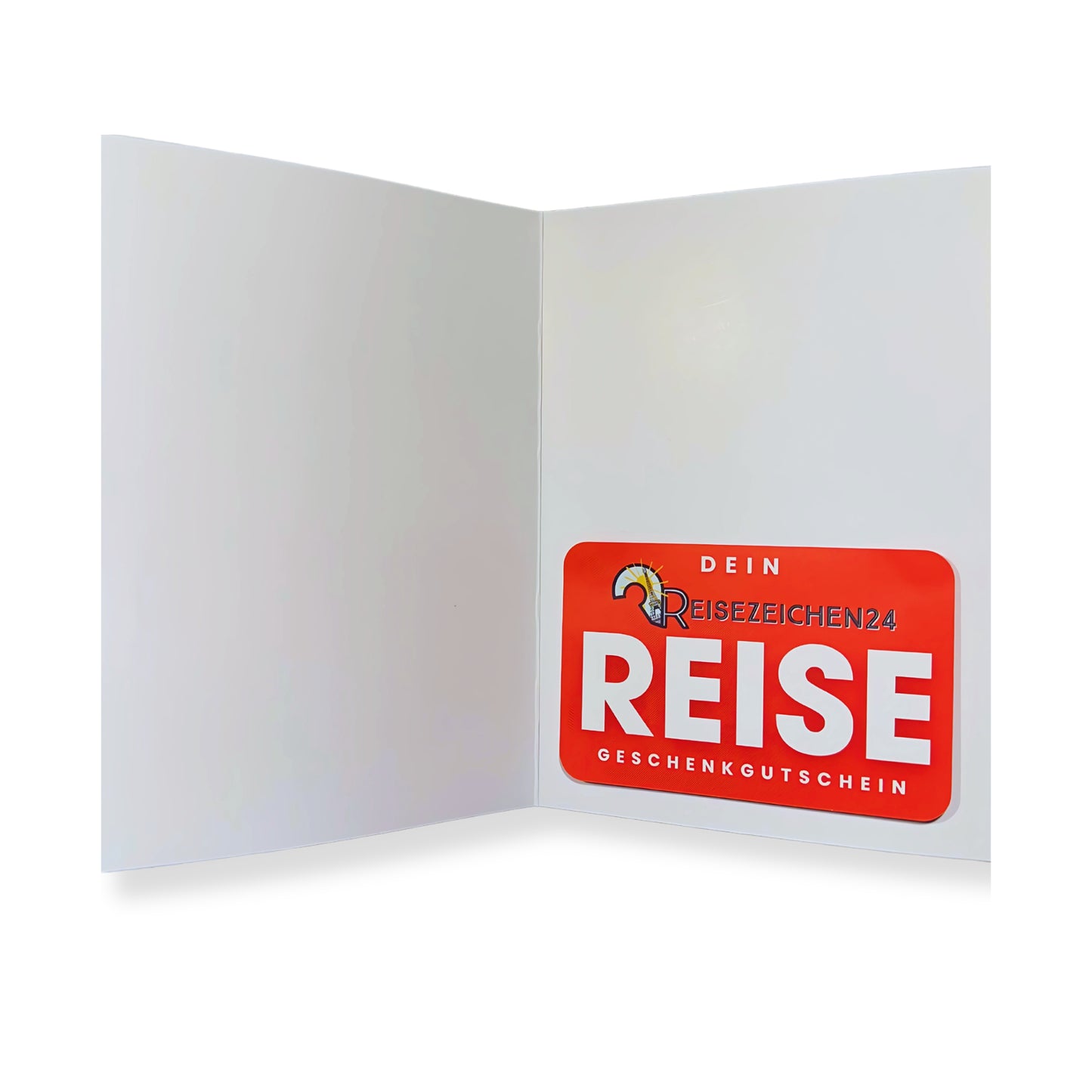 Geschenkkarte in Grußkarte mit Umschlag - per Post